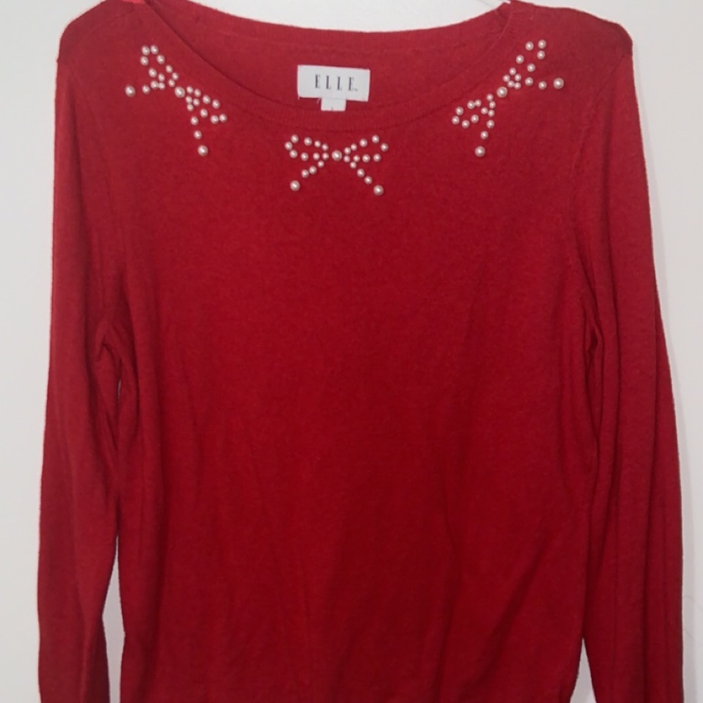Red sweater